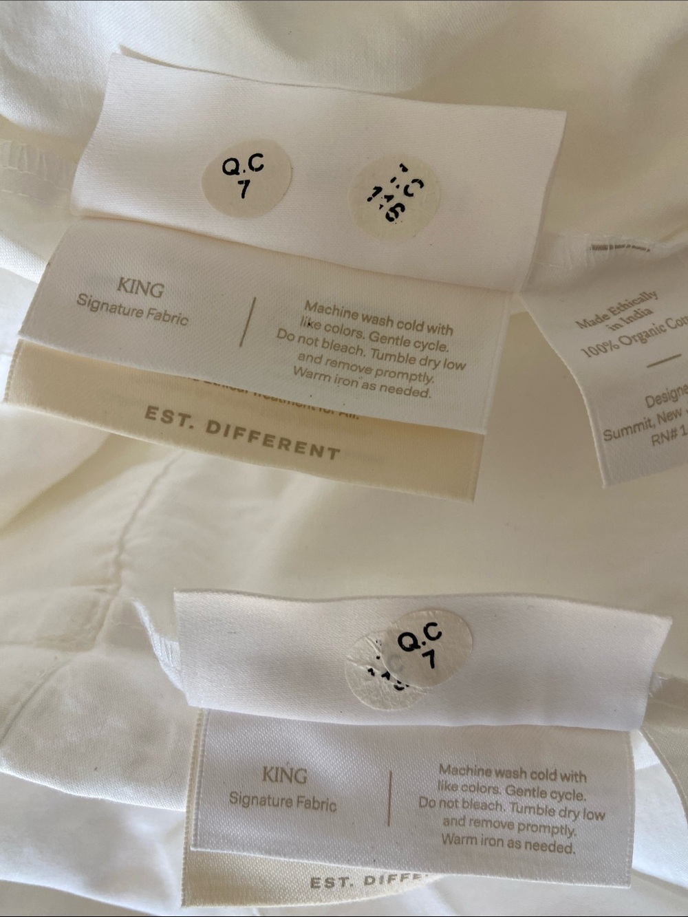 Boll and Branch Signature Hemmed Pillowcase Set NWOT - Picture 6 of 6